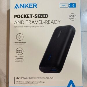 Anker PowerCore 5K Pocket Sized Power Bank 5000mAh 12W Portable and Light - USED